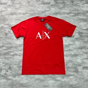 Camiseta Vermelha A|X com Logo Central